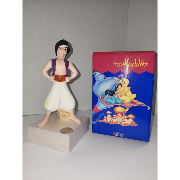 Disney Other - Disney Aladdin‎ Schmid 1992 Figurine Street Rat Attire